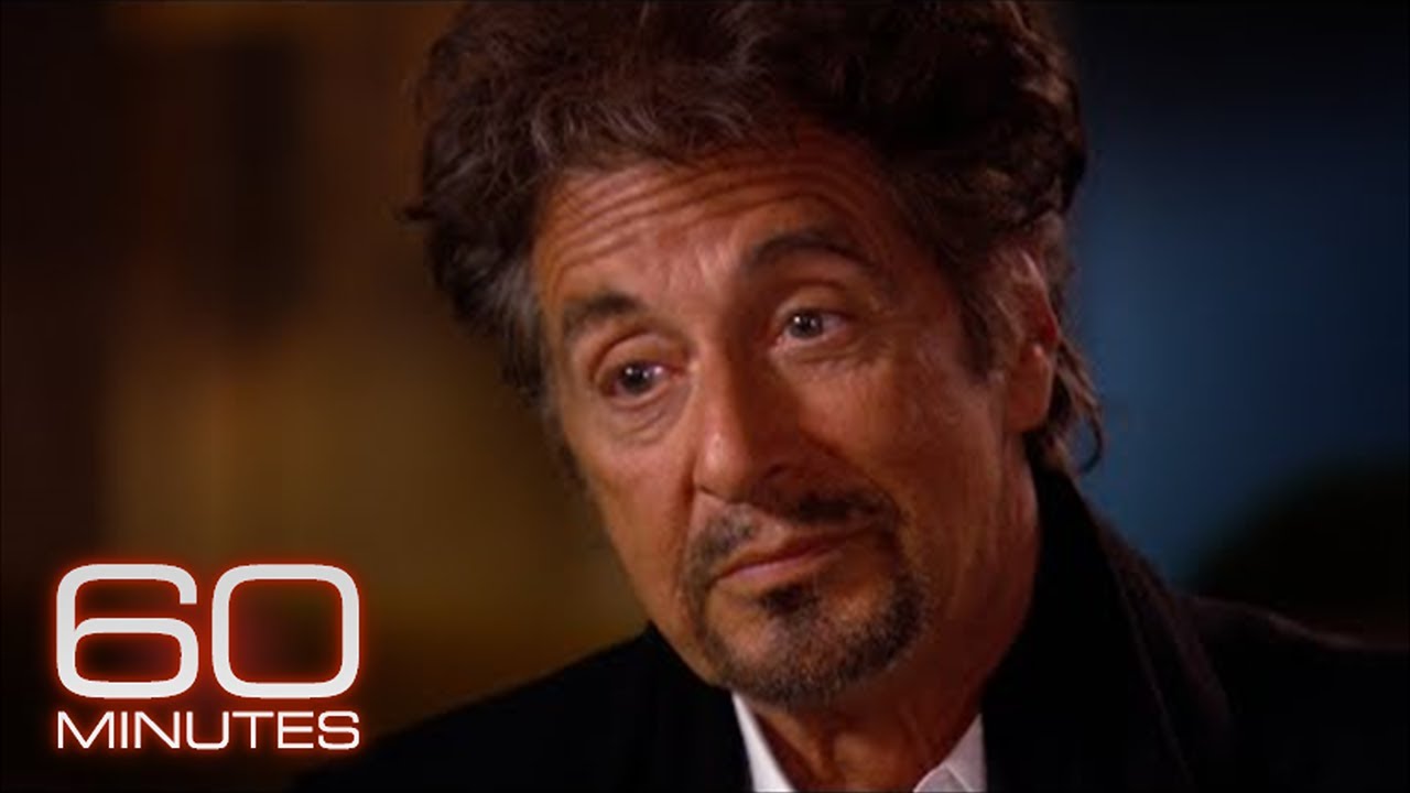 Al Pacino is interviewed by Katie Couric on "60 Minutes" in 2010. Photo Credit: CBS/60 Minutes