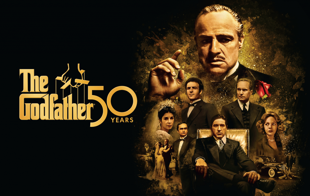 Directed by Francis Ford Coppola, Screenplay by Mario Puzo, and Francis Ford Coppola, Based on "The Godfather" by Mario Puzo, Produced by Albert S. Ruddy, Starring: Marlon Brando, Al Pacino, James Caan, Richard Castellano, Robert Duvall, Sterling Hayden, John Marley, Richard Conte, Diane Keaton, with Cinematography by Gordon Willis, Edited by William Reynolds, and Peter Zinner, with Music by Nino Rota, Production companies: Paramount Pictures, and Alfran Productions, Distributed by Paramount Pictures. (1972)