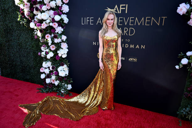 Nicole Kidman attends the 49th AFI Life Achievement Award: A Tribute To Nicole Kidman at Dolby Theatre on April 27, 2024 in Los Angeles, California. Photo by Michael Kovac/Getty Images for AFI