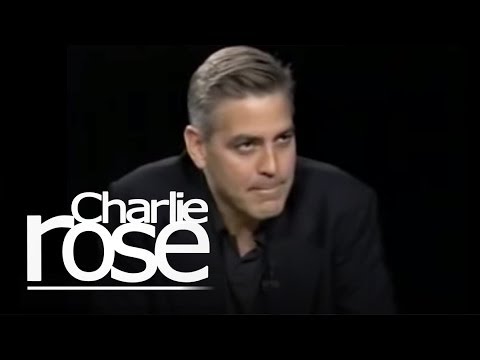 George Clooney is a guest on "Charlie Rose" to discuss his new film "Good Night, and Good Luck", where he is director as well as a co-star in this October 14, 2005 episode. Photo Credit: PBS