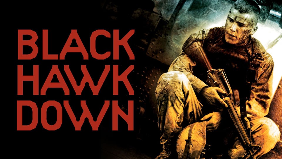 Directed by Ridley Scott, Screenplay by Ken Nolan, Based on "Black Hawk Down: A Story of Modern War" by Mark Bowden, Produced by Jerry Bruckheimer, and Ridley Scott, Starring: Josh Hartnett, Eric Bana, Ewan McGregor, Tom Sizemore, William Fichtner, Sam Shepard, with Cinematography by Sławomir Idziak, and Edited by Pietro Scalia, with Music by Hans Zimmer, Production companies: Columbia Pictures, Revolution Studios, Jerry Bruckheimer Films, and Scott Free Productions, Distributed by Sony Pictures Releasing (2001)