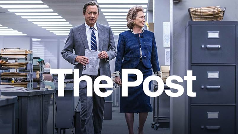 Directed by Steven Spielberg, and Written by Josh Singer, and Liz Hannah, and Produced by Steven Spielberg, Kristie Macosko Krieger, and Amy Pascal, Starring: Meryl Streep, Tom Hanks, Sarah Paulson, Bob Odenkirk, Tracy Letts, Bradley Whitford, Bruce Greenwood, Matthew Rhys, with Cinematography by Janusz Kamiński, and Edited by Michael Kahn, and Sarah Broshar, and Music by John Williams, with Production companies: 20th Century Fox, DreamWorks Pictures, Participant Media, Amblin Partners, Amblin Entertainment, Pascal Pictures, and Star Thrower Entertainment, and Distributed by 20th Century Fox