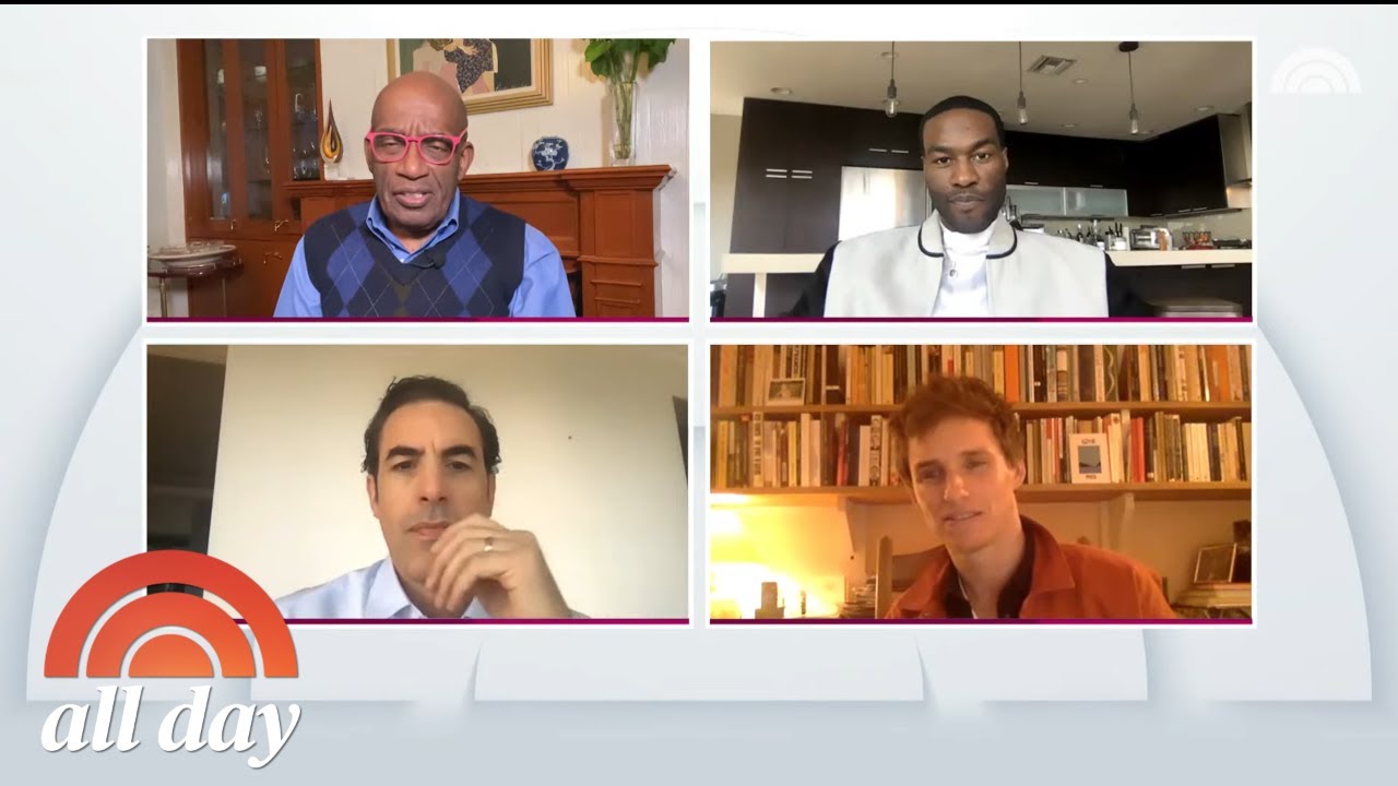 2,572 views Feb 19, 2021 #SachaBaronCohen #Interview #TODAY In an extended interview, Sacha Baron Cohen, Eddie Redmayne and Yahya Abdul-Mateen II sit down with TODAY’s Al Roker to talk about their film “The Trial of the Chicago 7.” » Watch TODAY All Day: / today » Subscribe to TODAY: http://on.today.com/SubscribeToTODAY » Watch the latest from TODAY: http://bit.ly/LatestTODAY About: TODAY brings you the latest headlines and expert tips on money, health and parenting. We wake up every morning to give you and your family all you need to start your day. If it matters to you, it matters to us. We are in the people business. Subscribe to our channel for exclusive TODAY archival footage & our original web series. Connect with TODAY Online! Visit TODAY's Website: http://on.today.com/ReadTODAY Find TODAY on Facebook: http://on.today.com/LikeTODAY Follow TODAY on Twitter: http://on.today.com/FollowTODAY Follow TODAY on Instagram: http://on.today.com/InstaTODAY Follow TODAY on Pinterest: http://on.today.com/PinTODAY #Interview #SachaBaronCohen #TODAY Watch Al Roker’s Extended Interview With The Stars Of ‘The Trial of the Chicago 7’ | TODAY All Day Transcript Follow along using the transcript.