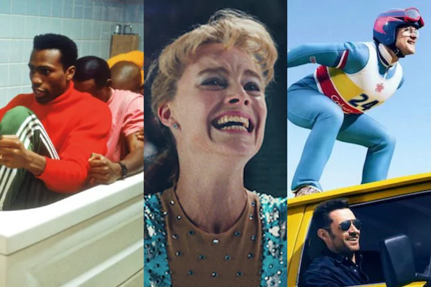 "Cool Runnings" (1993), "I, Tonya" (2017), and "Eddie the Eagle" (2016)