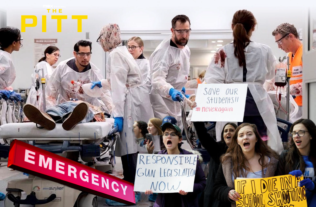 There is a moment in The Pitt’s episode “6:00 P.M.” when the emergency department stops functioning like a workplace and begins operating like a battlefield. The shift is not marked by a dramatic score or a stylized montage—it happens through accumulation. One patient becomes three. Three becomes ten. Then the realization lands: this is not a routine trauma surge. This is a mass casualty event. What distinguishes The Pitt from traditional medical dramas is not simply its real-time format or its procedural authenticity—it is its refusal to offer emotional distance. In “6:00 P.M.,” the show forces viewers into the operational logic of crisis medicine: triage over empathy, efficiency over narrative closure, survival over fairness. In doing so, it moves beyond dramatization and into simulation.